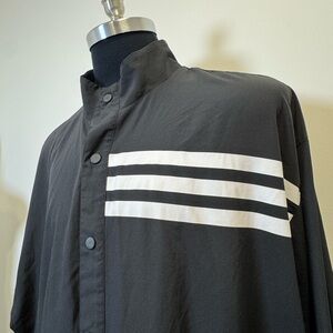 Adidas Originals 3-Stripes Track Jacket Black White Men’s 2XL